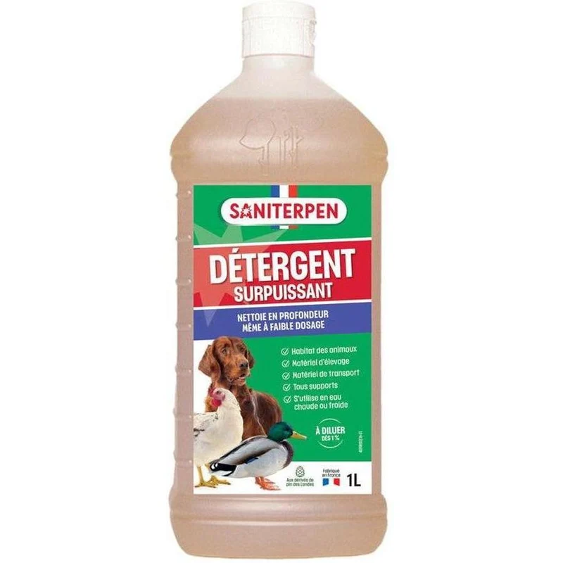 SANITERPEN Détergent Désinfectant Parfumant Eau Vive 1L