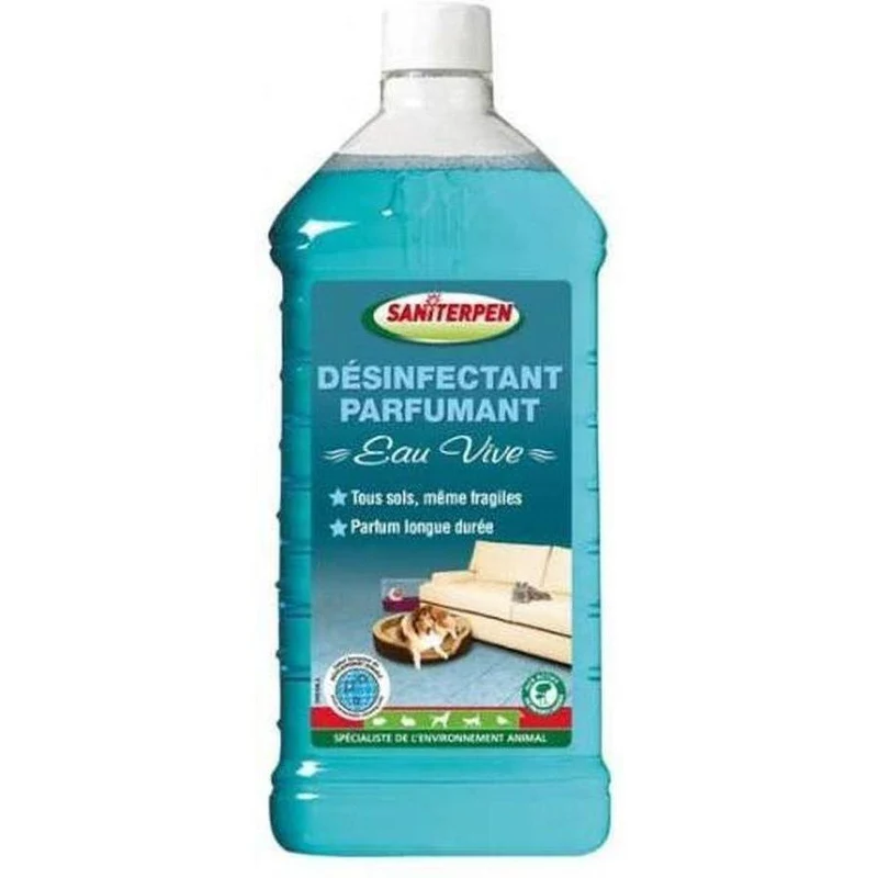 SANITERPEN Détergent Désinfectant Parfumant Eau Vive 1L