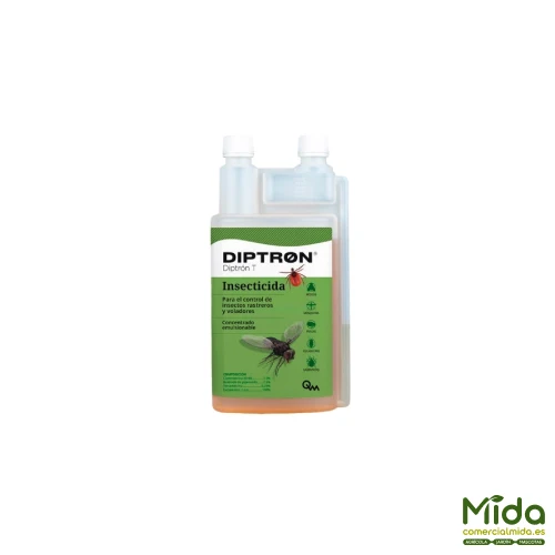 Insecticide Diptrón T pour insectes rampants et volants QUIMUNSA