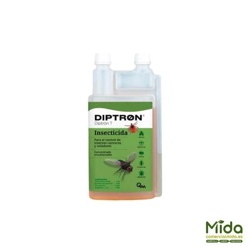 Insecticide Diptrón T pour insectes rampants et volants QUIMUNSA