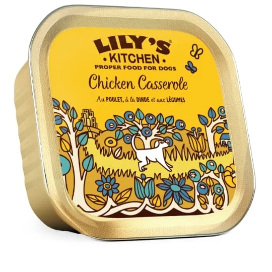 LILY'S KITCHEN Sunday Lunch Adulte Terrine Poulet et Légumes 400g