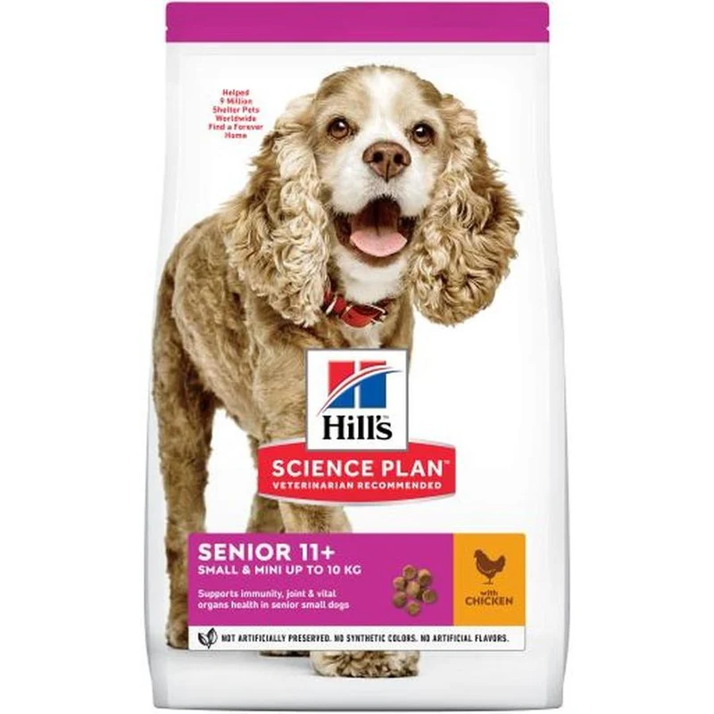 HILLS Science Plan Chien Senior 11+ Small & Mini Poulet 1.5kg