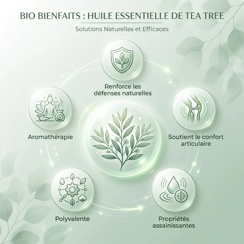 Huile essentielle tea tree bio - 10 ml - Eolesens