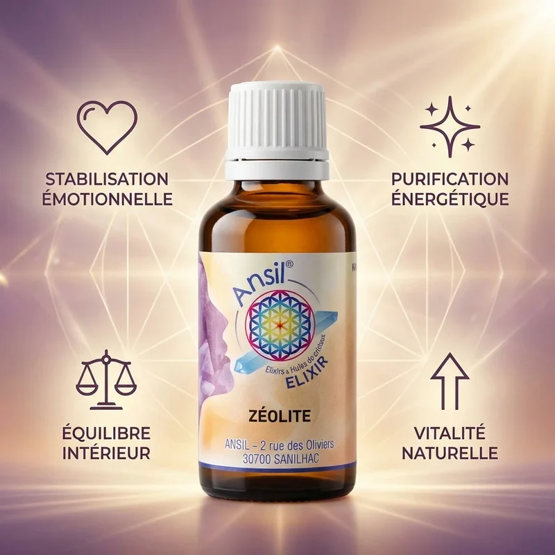 Zéolite (élixir de cristal) - 30 ml - Ansil