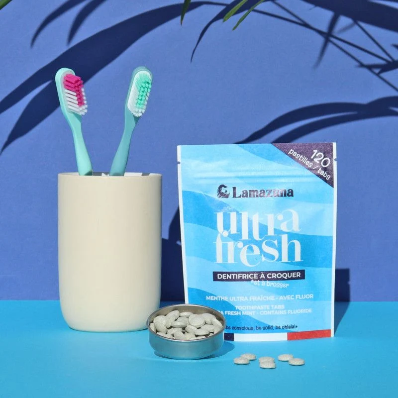 Dentifrice à Croquer Ultra Fresh - 120 pastilles - Lamazuna