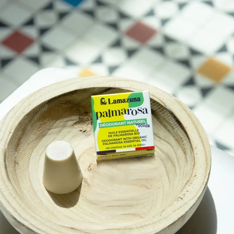 Déodorant Solide - Palmarosa - Lamazuna