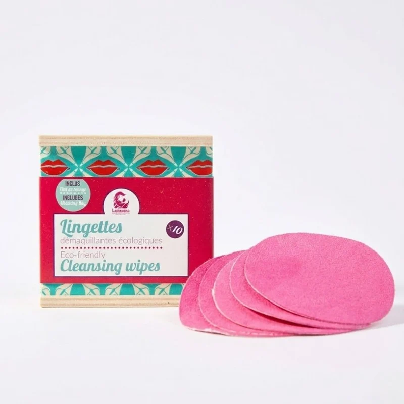 Coffret 10 lingettes démaquillantes lavables – Lamazuna