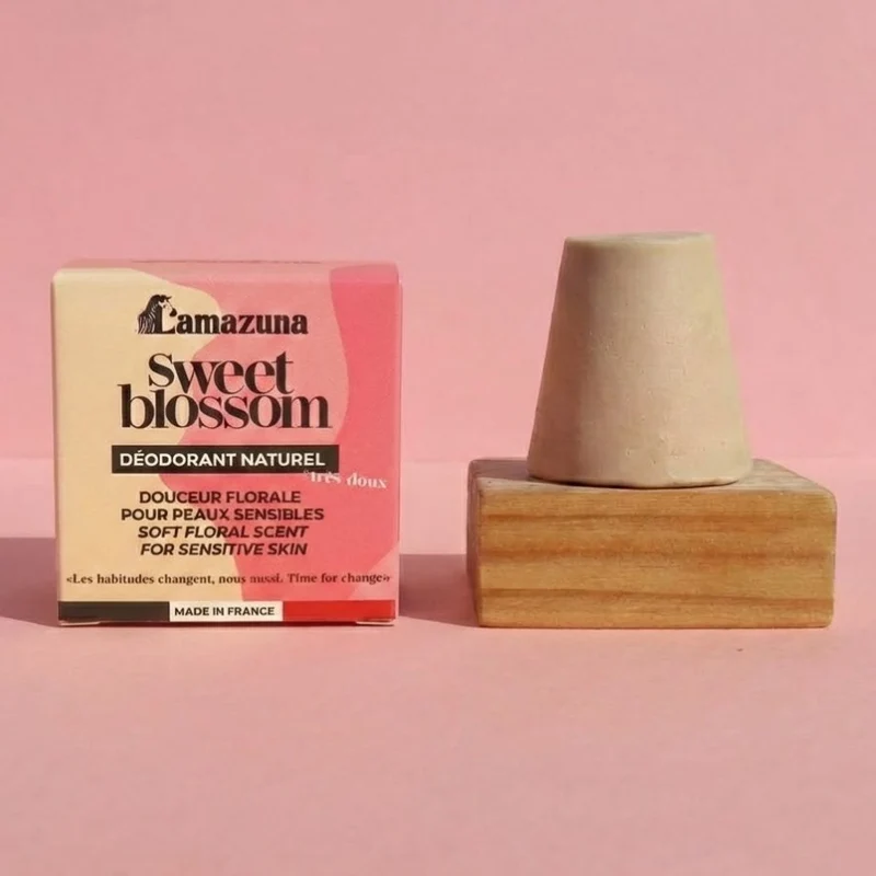 Déodorant Solide Sweet Blossom - Peaux sensibles - Lamazuna
