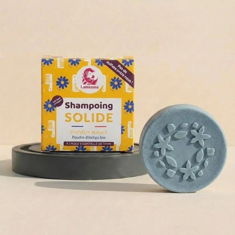 Shampoing solide - Cheveux blancs ou décolorés - Lamazuna