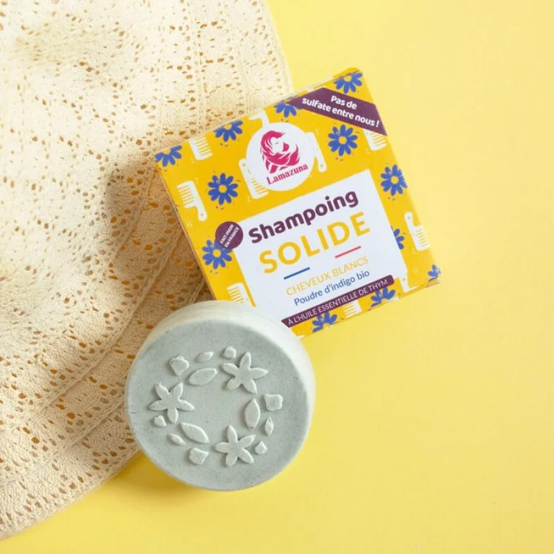 Shampoing solide - Cheveux blancs ou décolorés - Lamazuna