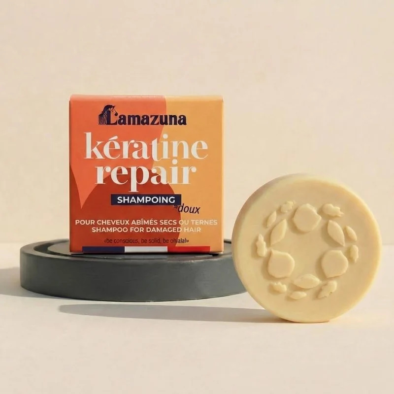 Shampoing Kératine Repair - Cheveux abimés & secs - Lamazuna