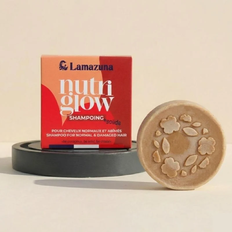 Shampoing Nutri glow - Cheveux normaux & abîmés - Lamazuna