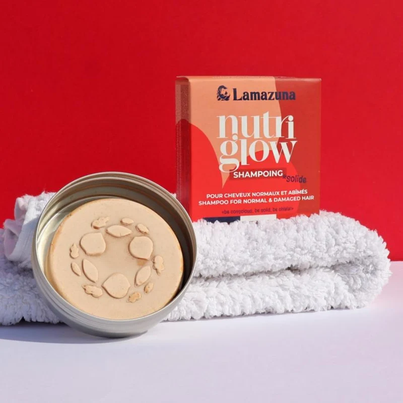 Shampoing Nutri glow - Cheveux normaux & abîmés - Lamazuna