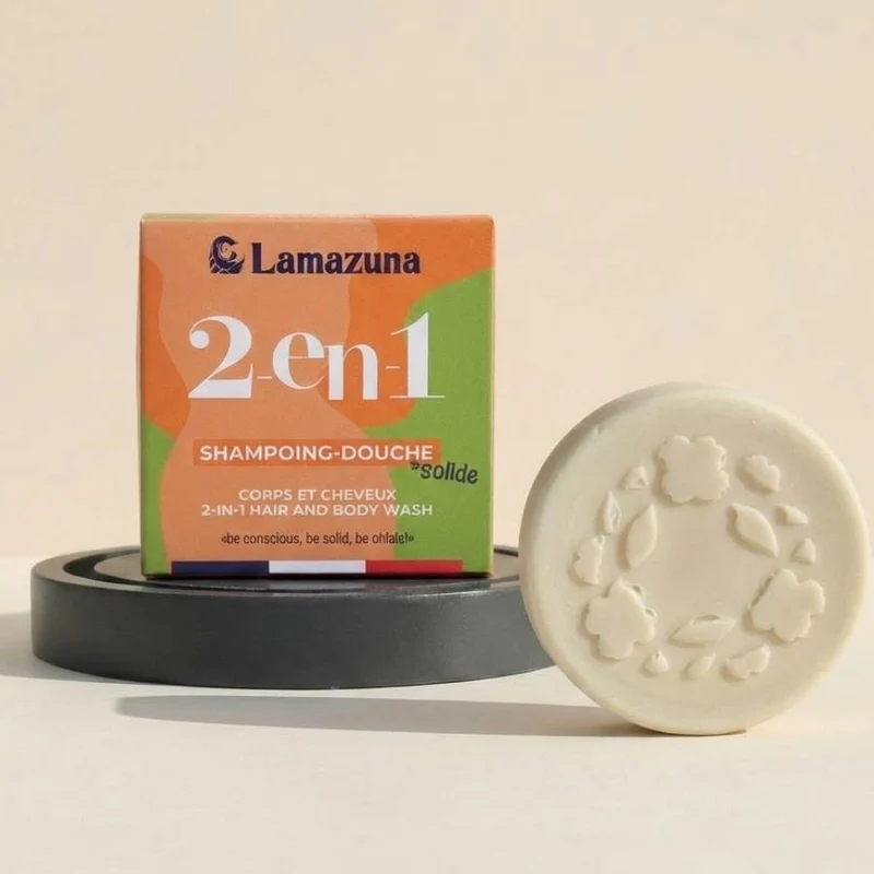 Shampoing savon 2 en 1 - Corps & cheveux - Lamazuna