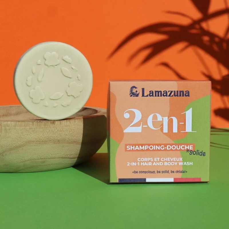 Shampoing savon 2 en 1 - Corps & cheveux - Lamazuna