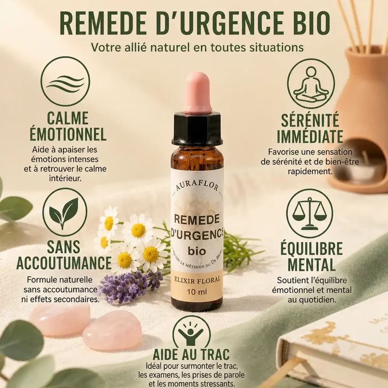 Remède d'Urgence bio - 10 ml - Dioter