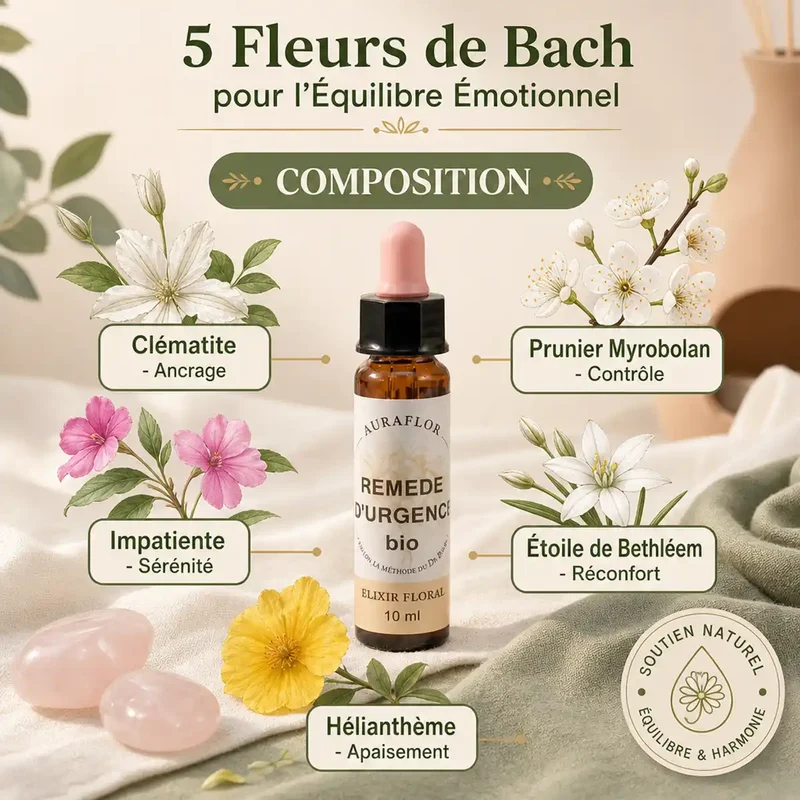 Remède d'Urgence bio - 10 ml - Dioter