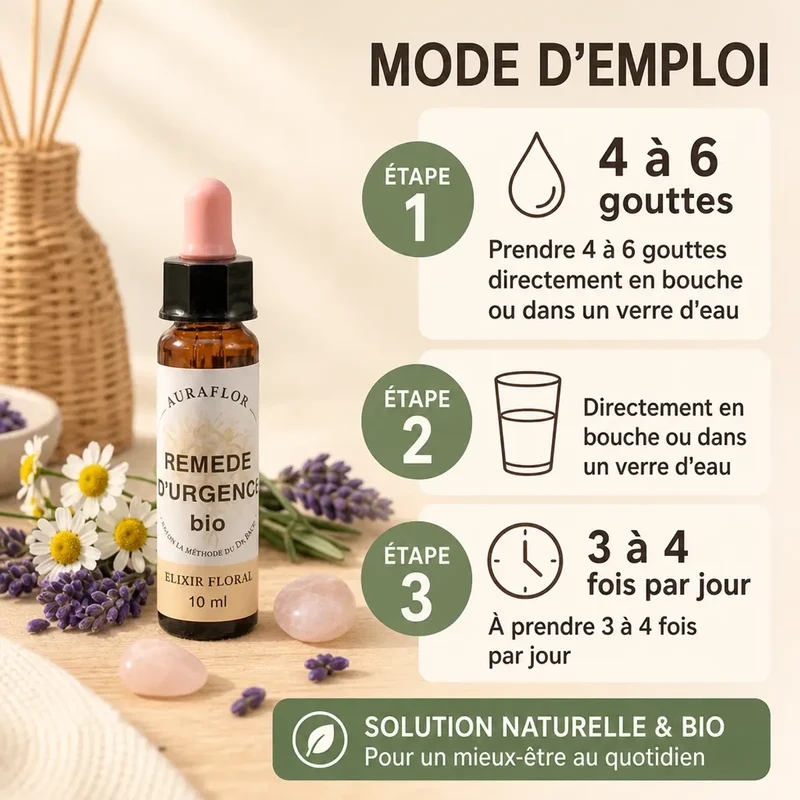Remède d'Urgence bio - 10 ml - Dioter