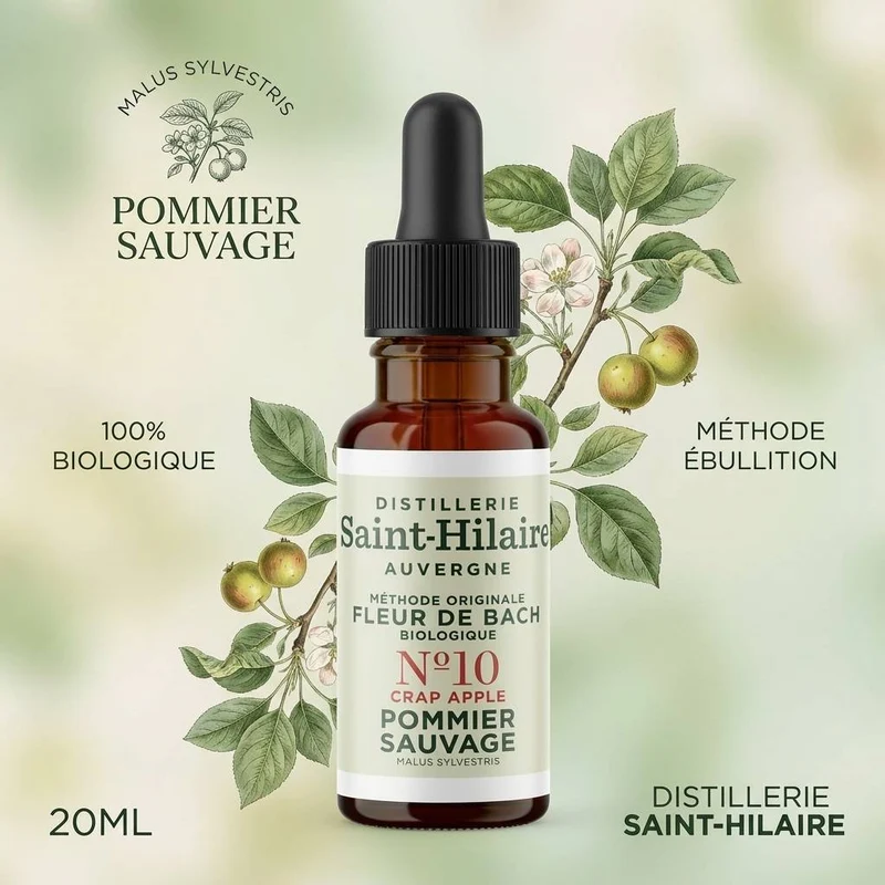 Fleur de bach Pommier sauvage n°10 - 20ml - Saint-Hilaire