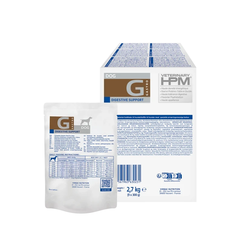 Virbac Veterinary HPM Digestive Support - pâtée chien