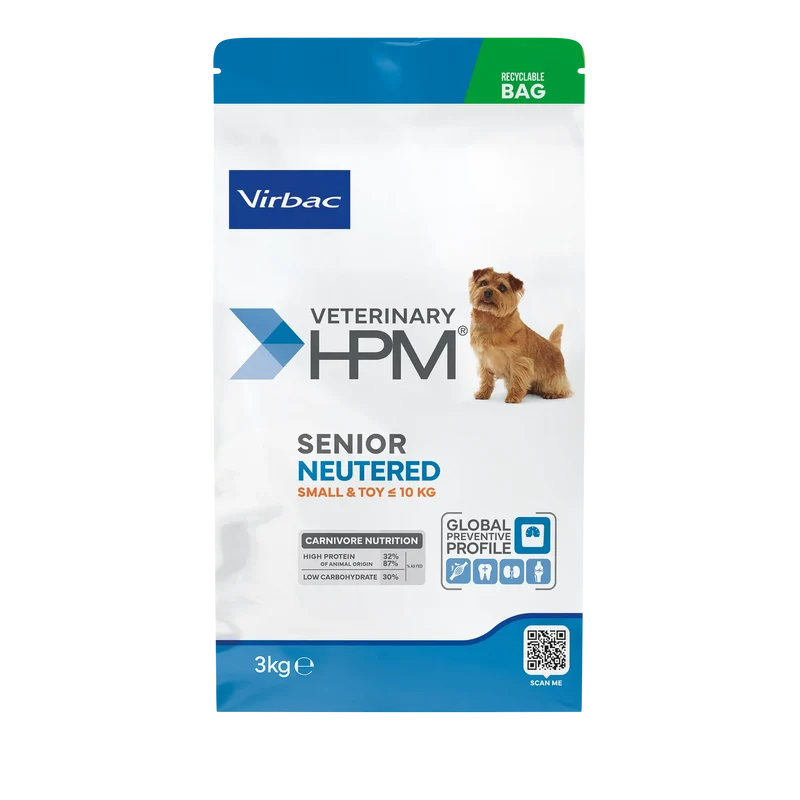 Veterinary HPM senior stérilisé - croquettes petit chien