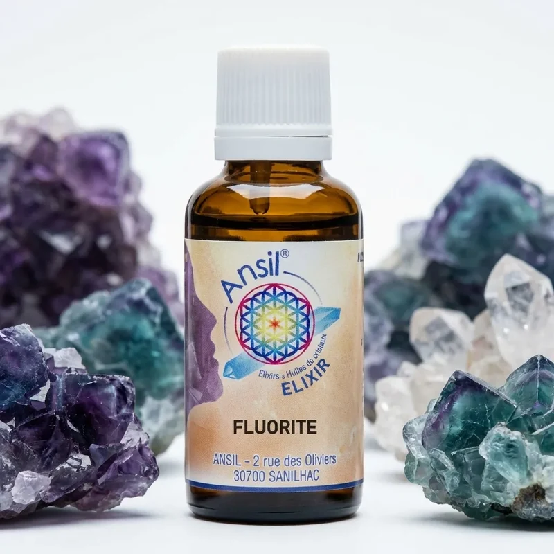 Fluorite Elixir de cristal - 30 ml - Ansil