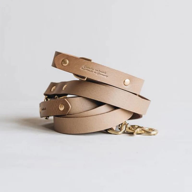 Laisse pour chien en cuir ajustable Lasso Band & Roll