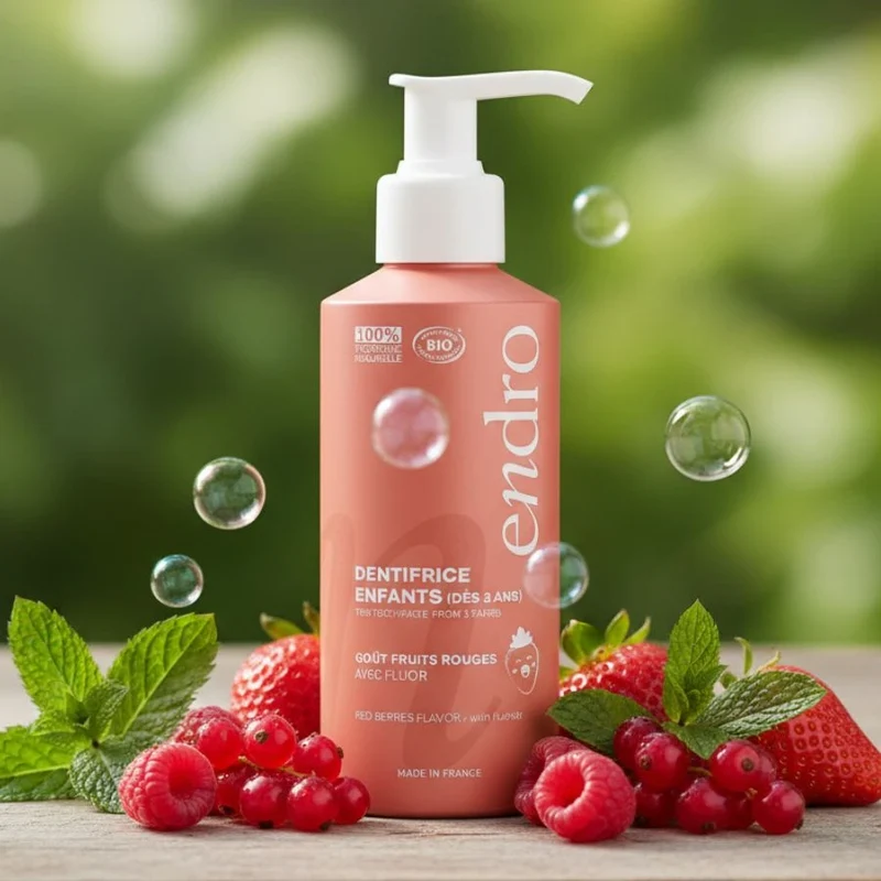 Dentifrice Enfants Fruits Rouges - 175g - Endro