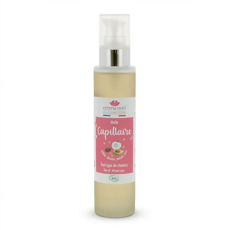 Huile capillaire bio - 100 mL - Emma Noël