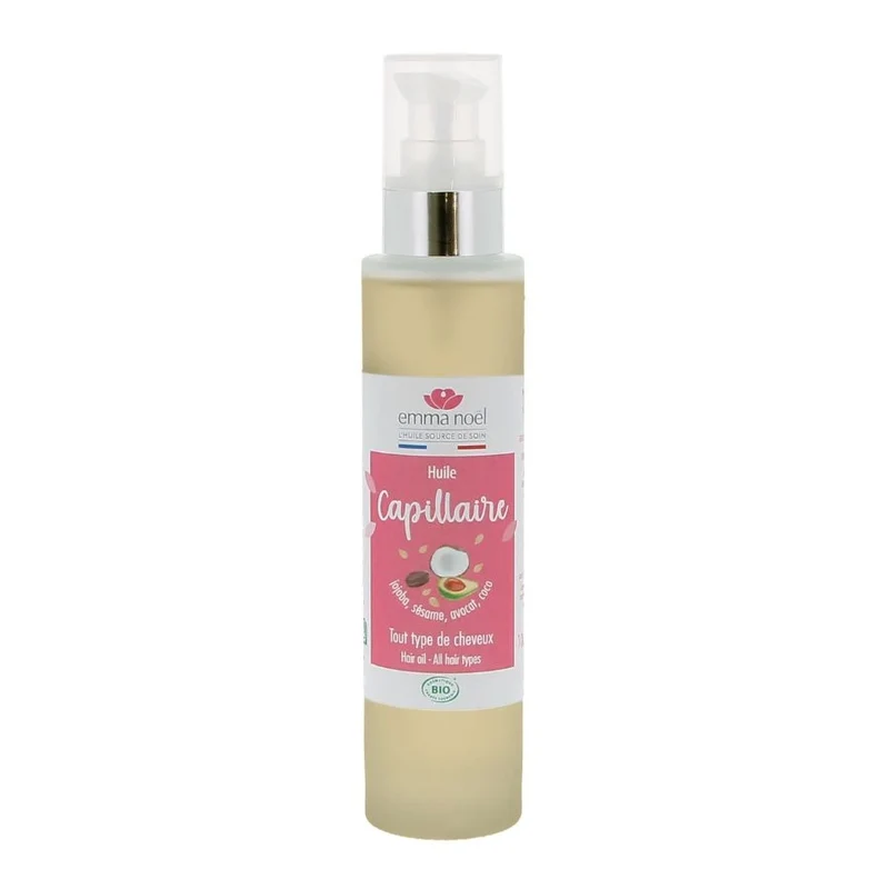 Huile capillaire bio - 100 mL - Emma Noël