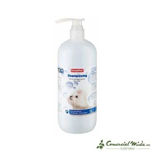 BEAPHAR Shampoing Pour Chiens À Poil Blanc