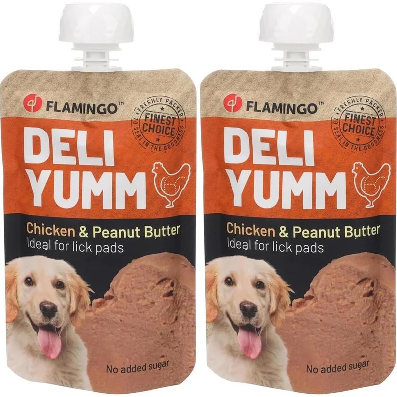 FLAMINGO Deli Yumm Chicken & Peanut Butter 90g