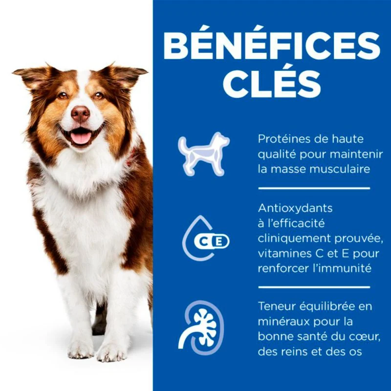Hill's Science Plan Chien Mature Adult 7+ Boeuf