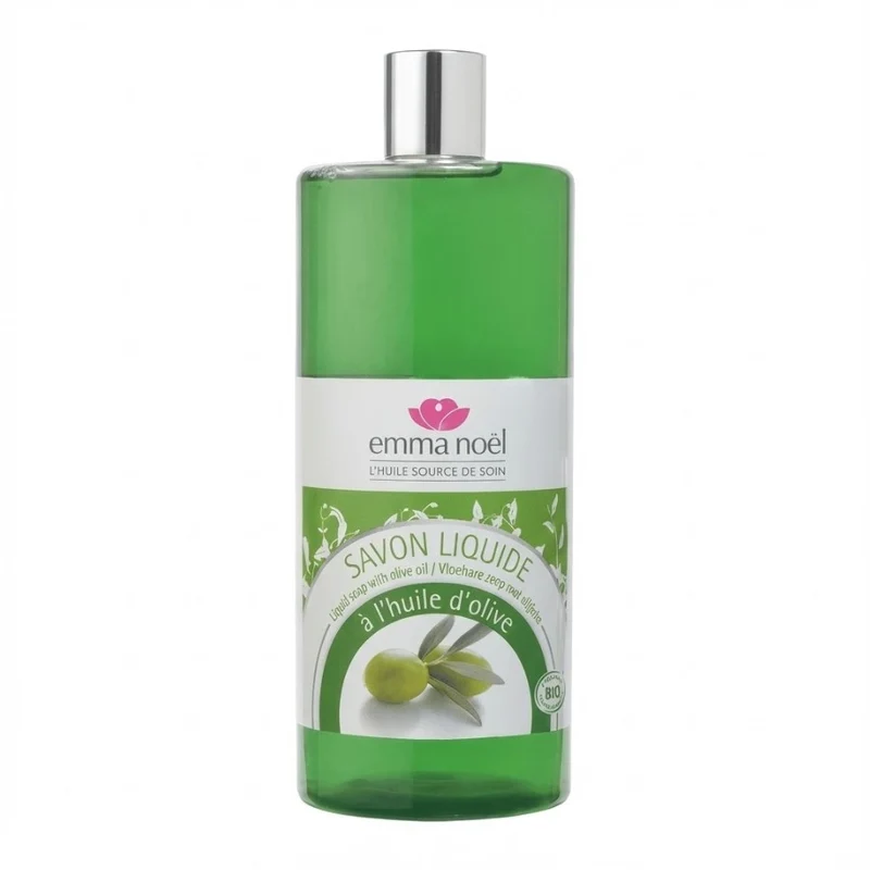 Savon liquide Huile d'Olive bio - 1 L - Emma Noël
