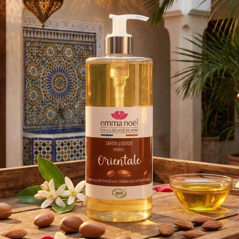 Savon liquide huile d'argan bio - 1L - Emma Noël