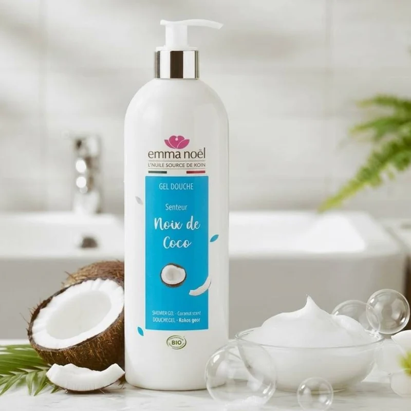 Gel Douche Coco Bio - 1 L - Emma Noël