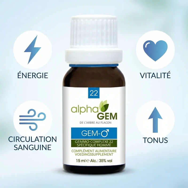 Gem-Homme 22 Bio - 15 Ml - Alphagem
