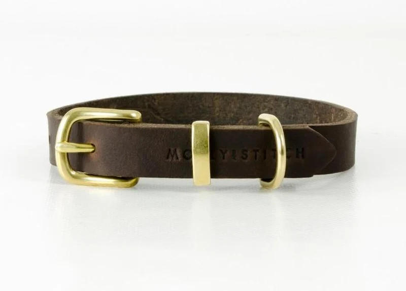Collier pour chien en cuir souple The Classic