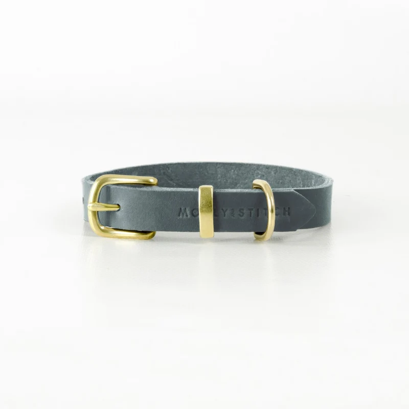 Collier pour chien en cuir souple The Classic