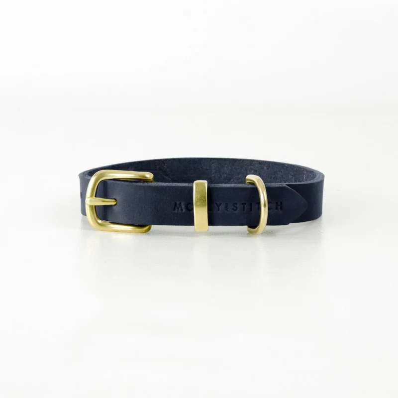 Collier pour chien en cuir souple The Classic