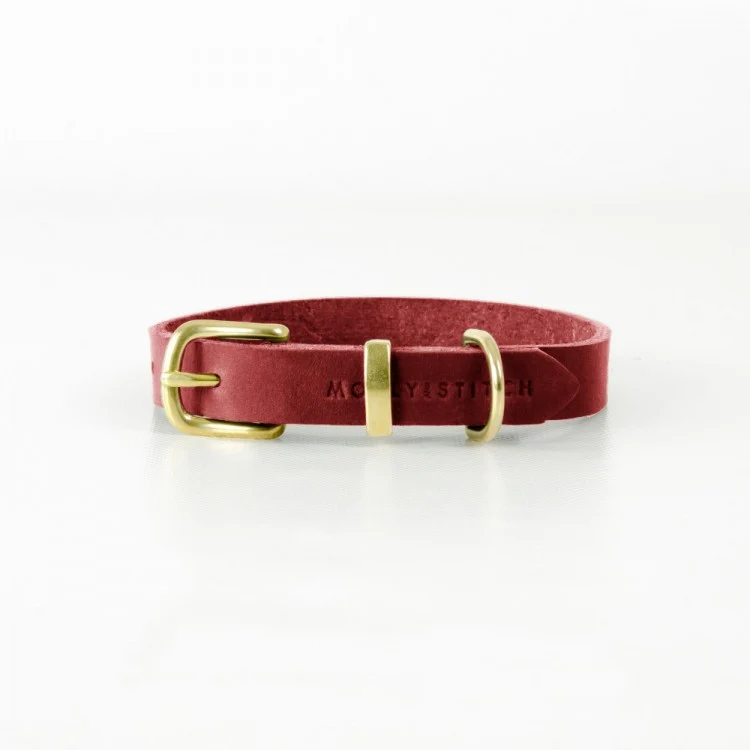Collier pour chien en cuir souple The Classic
