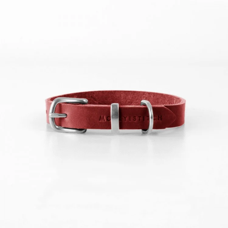 Collier pour chien en cuir souple The Classic