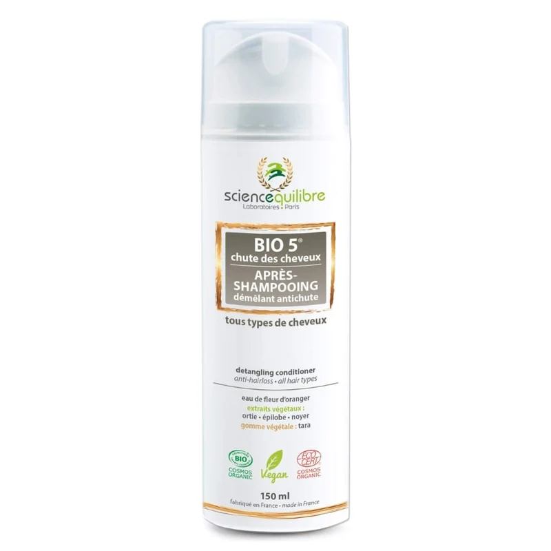 BIO 5 Après shampoing anti chute bio - 150ml – Science et Équilibre