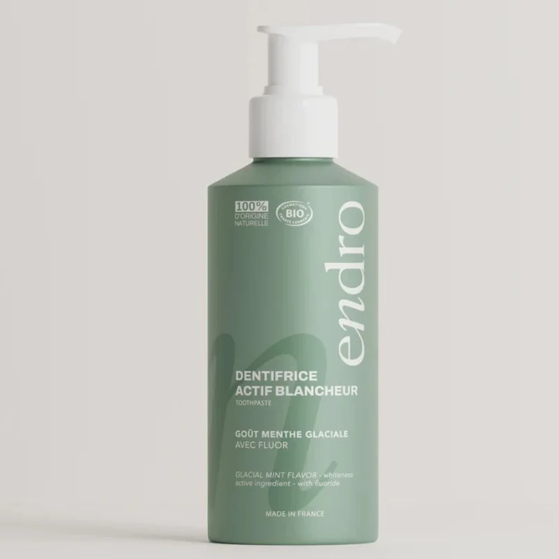 Dentifrice Actif Blancheur Menthe Glaciale - 175 g - Endro