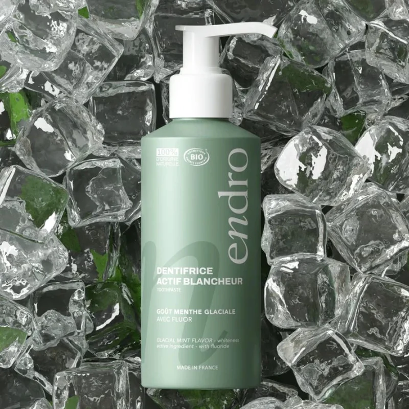 Dentifrice Actif Blancheur Menthe Glaciale - 175 g - Endro