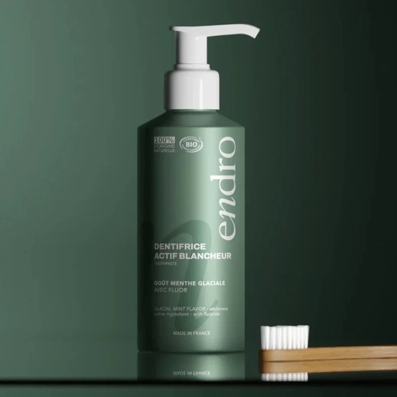 Dentifrice Actif Blancheur Menthe Glaciale - 175 g - Endro