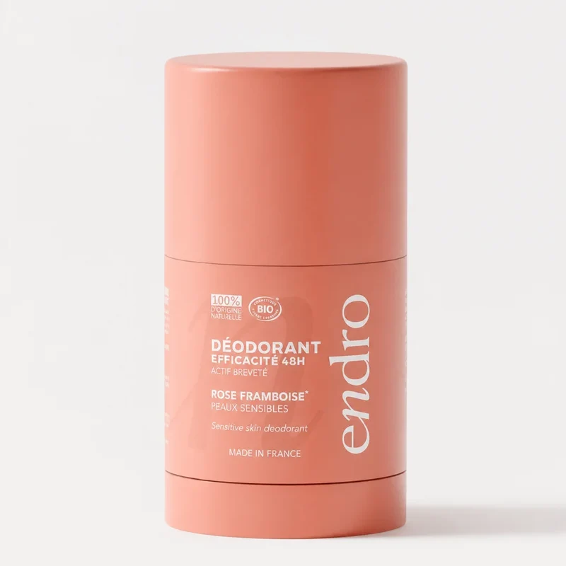 Déodorant Stick Rechargeable 50g - Parfum rose-framboise - Endro