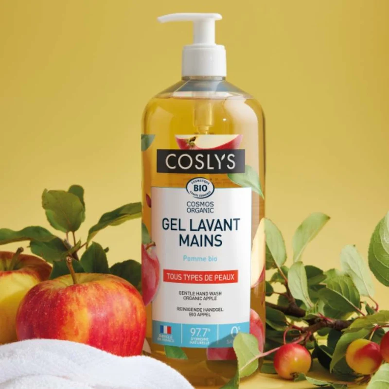 Gel Lavant Mains Pomme certifié bio – 1L – Coslys