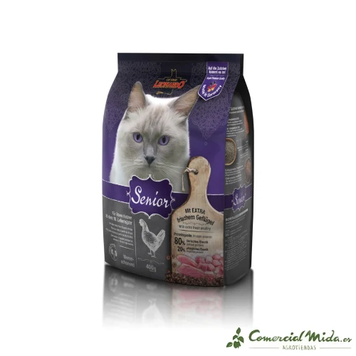 LEONARDO Senior Food pour chats âgés