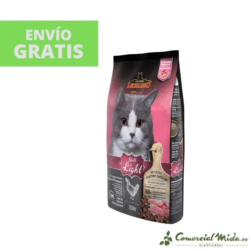 LEONARDO Adult Light Aliment diététique pour chats adultes